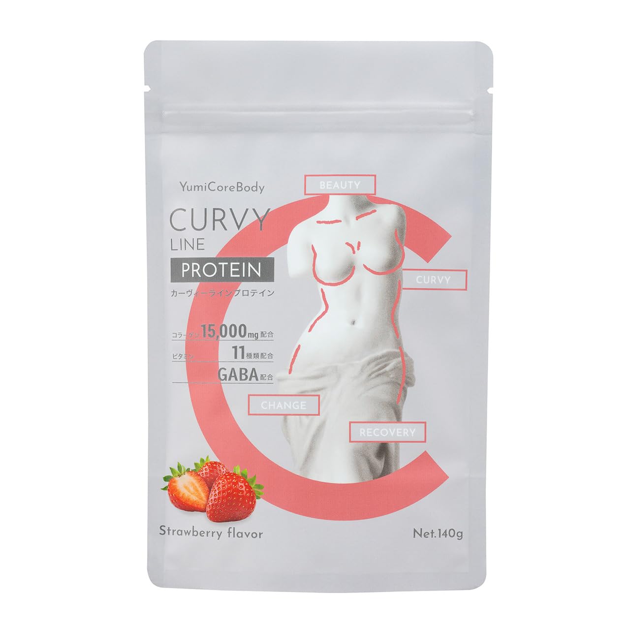 Amazon.co.jp: CURVY LINE PROTEIN 140g（ストロベリー） : ドラッグストア