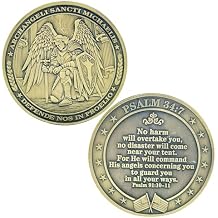 The Archangel Michael Challenge Coin Christian Coin Bible Verse Angel Coin As Catholic Gifts Single Coin