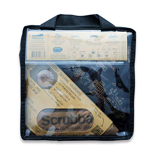 Scrubba Tactical Portable Wash Bag & Dry Kit - Hand Washing System