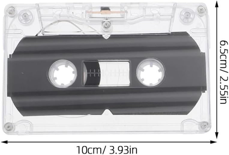 20pcs Blank Audio Cassette Tapes for Recording Shell for Easy Use for Retro Parties and -Term Audio Storage