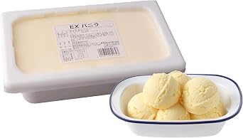 Morinaga Ice Excellent Vanilla, 6.6 gal 2 L Frozen for Commercial Use, Large Capacity