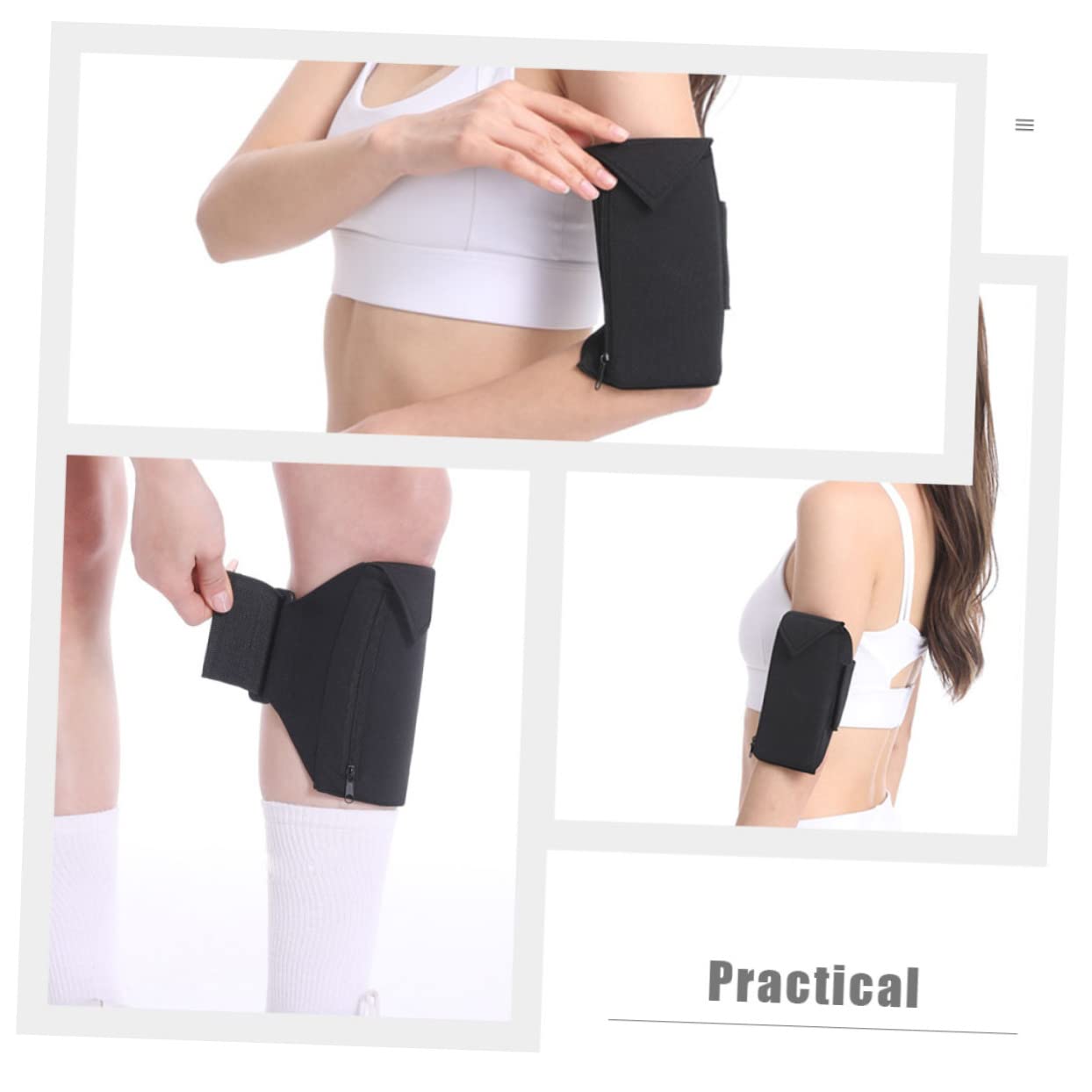 jojofuny 5pièces Pochette Multifonctionnelle De Sport pour Téléphone Portable De Bras Étanche pour Course Et Activités De Plein Air Accessoire Pratique pour Jogging Cyclisme Et Fitness