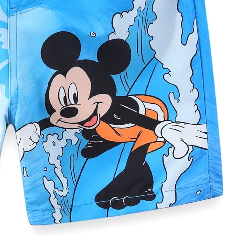 Disney Mickey Mouse Boys UPF 50+ Swim Trunks Bathing Suit for Toddler and Big Kids3