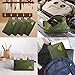 KERNOWO 4 Pack Upgrade Zipper Canvas Tool Pouch, 20 oz Heavy Duty Tool Bag, Water Resistant Utility tools Organizer, 12.75 X 8 X 2.25 inch Spacious Storage Pouches with Dependable Brass Zippers