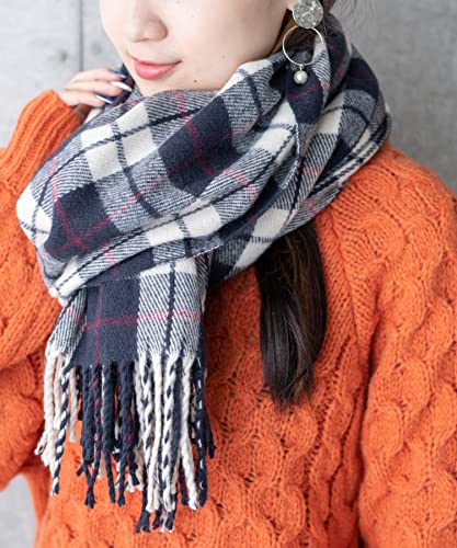 ウィゴー 男女兼用 大判 マフラー ストール チェック 無地 スクール 学生 中学生 高校生 大人 プレゼント ギフト クリスマス 定番 秋 冬 レディース メンズ の商品画像 7