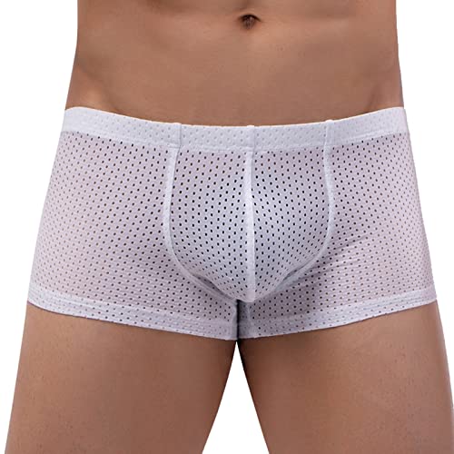 Men's Underwear Pouch Boxer Briefs Breathable Jockstrap Bulge Enhancer Running Male Low Waisted Ball Pouch for Men