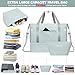 Weekender Bags for Women,Extra large 66L Expandable Travel Duffel Bag with Shoe Compartment,Toiletry Bag,Overnight Bag with Waterproof Pocket,USB Charging,Carry On Backpack for Gym,Hospital,Beach