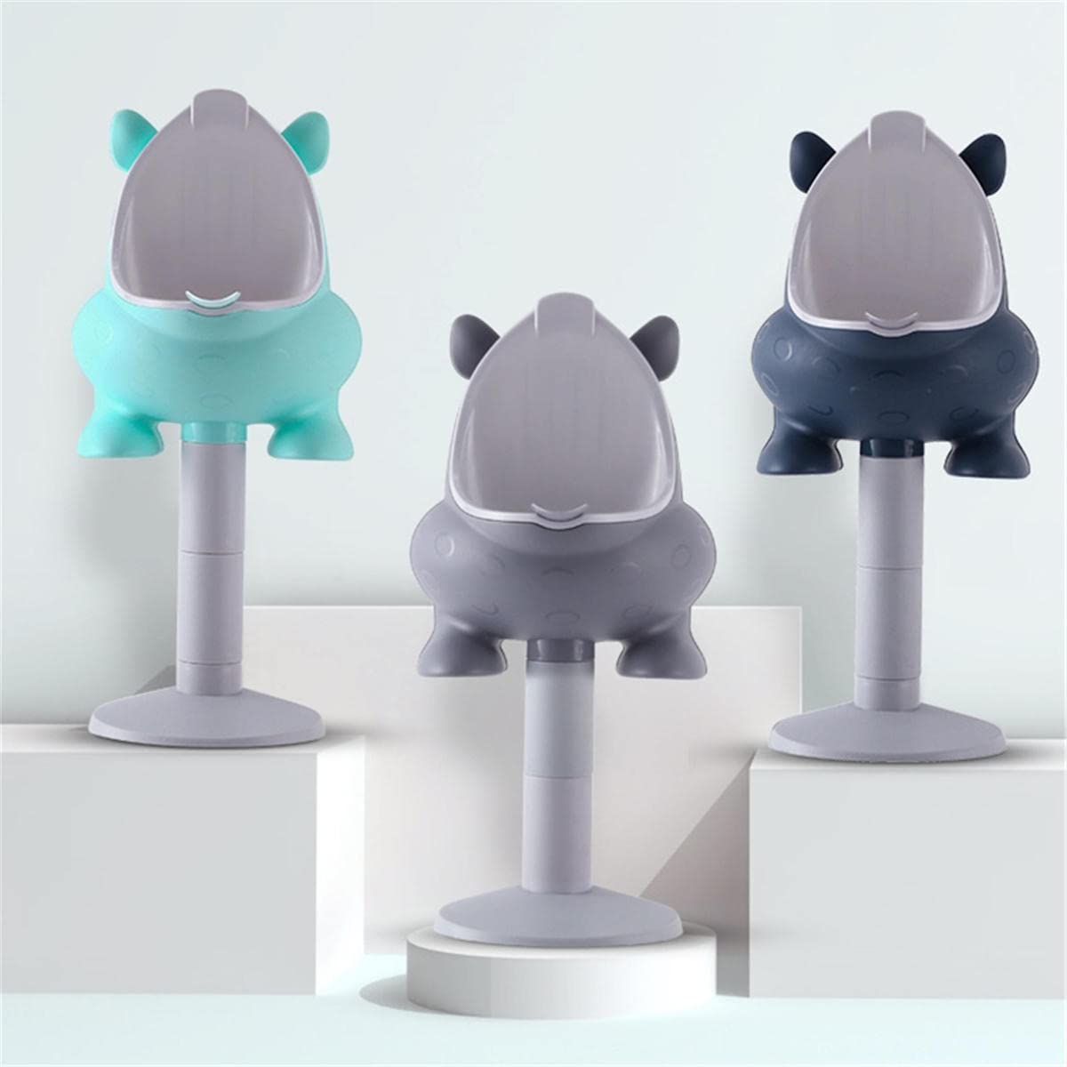 Bambini Bambini Orinatoio Vasino Trainer Multifunzione In Piedi Bagno Vasi Kit - Blu Scuro