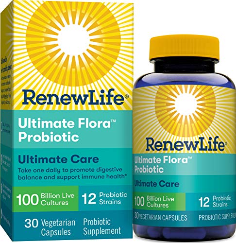 Renew Life Adult Probiotic - Ultimate Flora Ultimate Care Probiotic Supplement - Gluten