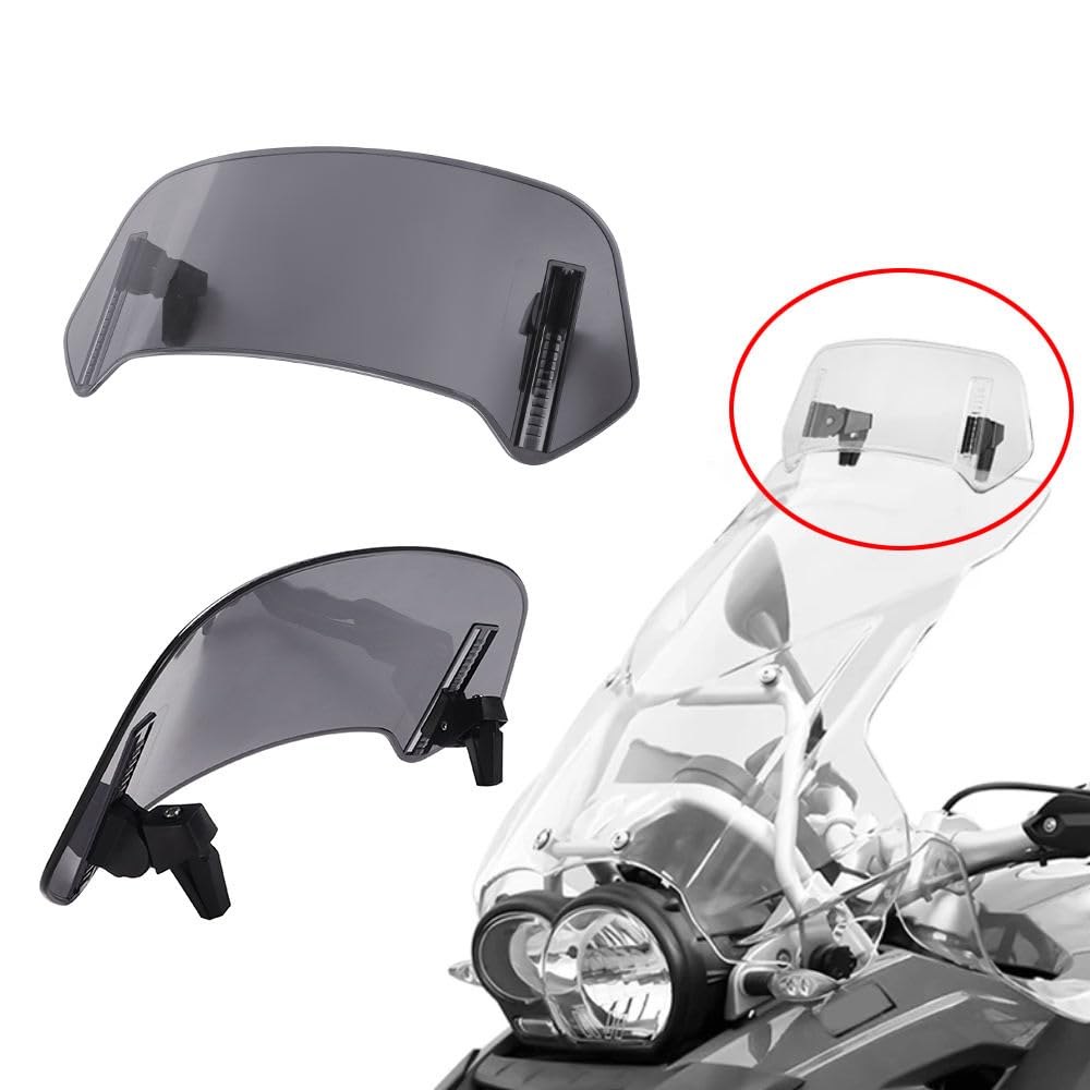 Windschild Motorrad für Aprilia Caponord 1200 Travel Pack ETV1000, Universal Motorrad Erhöhte Windschutzscheibe Blatt Zubehör Windschutzscheibe Windabweiser Visier Verlängerung Zubehör