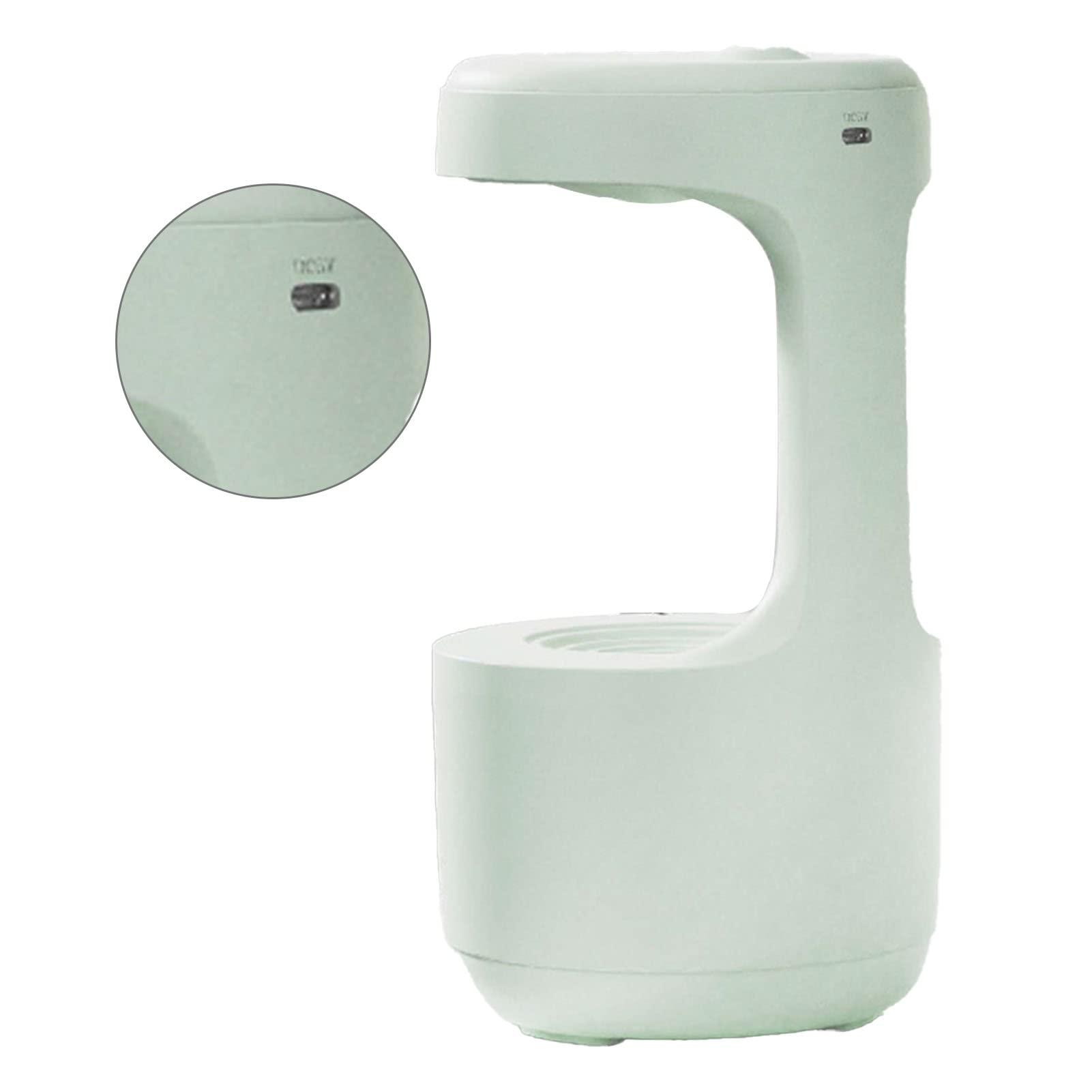 Humidificador De Vapor Frío Ultrasónico Inteligente Multifuncional - Humidificador De Gota De Agua Silencioso, De Gran Capacidad Y De Flujo Inverso Para La Oficina Y El Dormitorio(Verde)