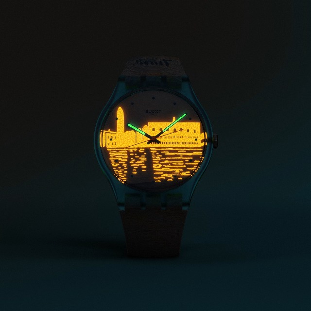 Amazon | [スウォッチ]SWATCH腕時計 41mm MONET'S PALAZZO