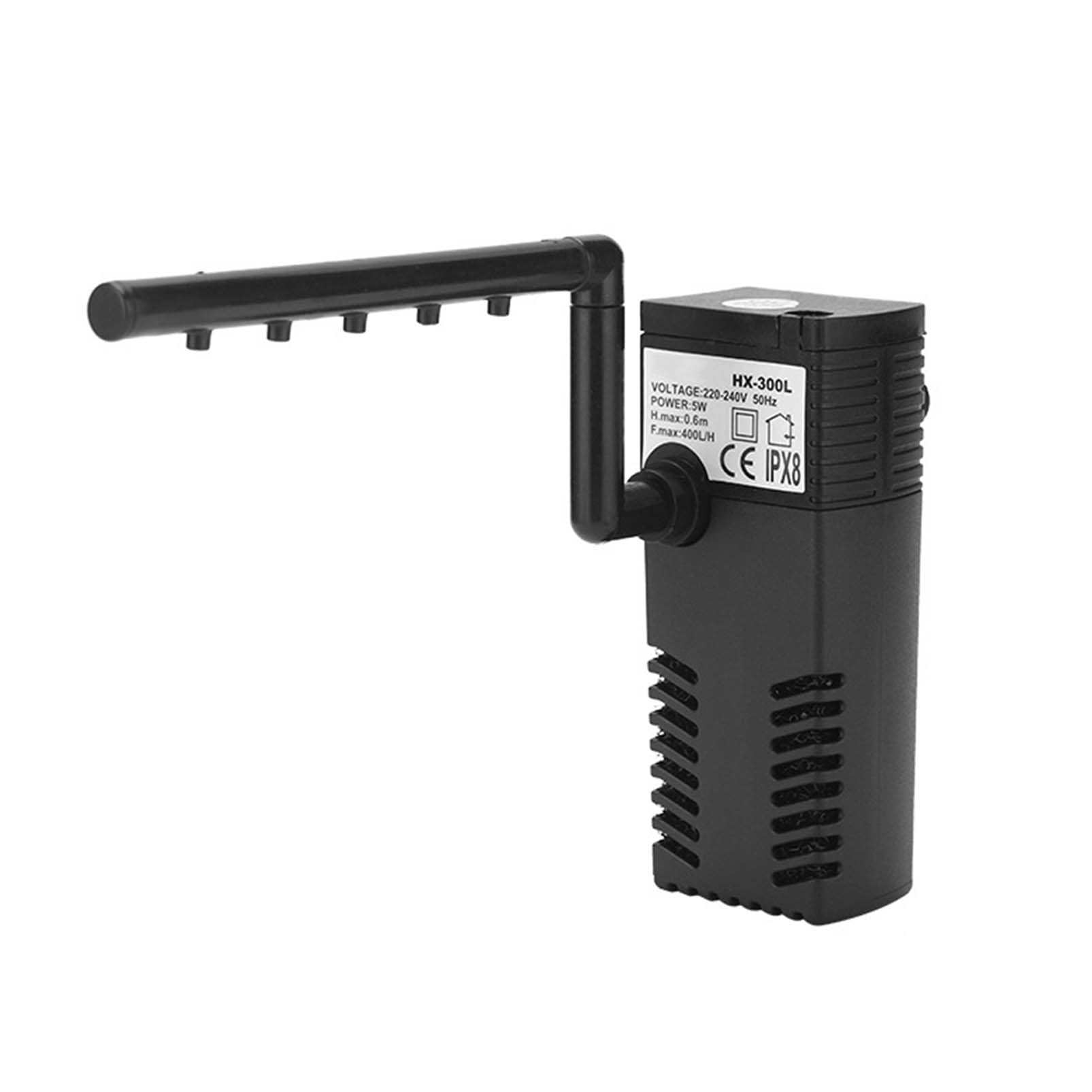 Fish Tank Filter, Aquarium Oxygenation Filtration Cycle Three-in-One, a Filter that can be Used at both High and Low Water Levels in the Fish Tank. (Rain Filter)