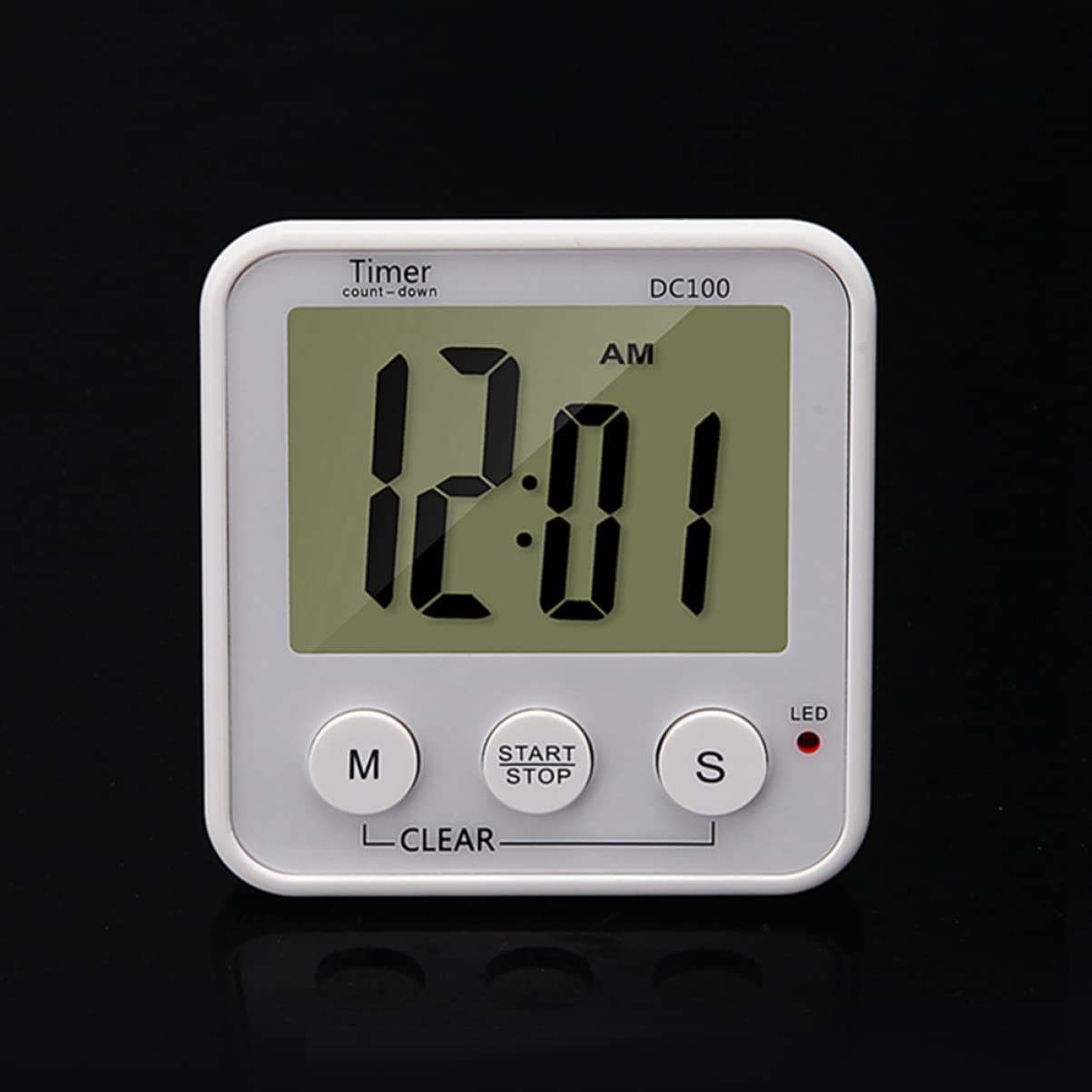 Amosfun 2 Piezas Temporizador de Cocina Digital Kitchen Timer cronometro Digital cronometros Deportivos Egg Timer Temporizador de Escritorio cronómetro Contador regresivo