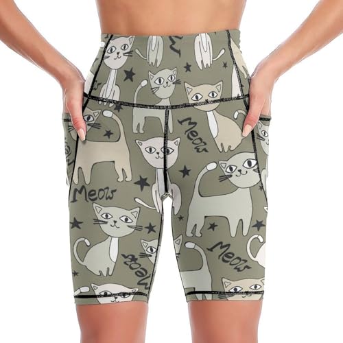 Short de sport taille haute gainant et extensible taille S