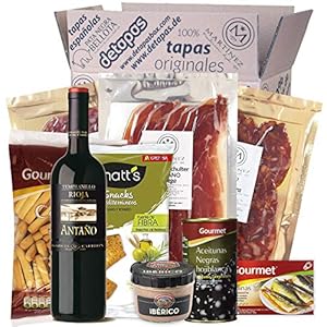 WERBUNG: Präsentbox - Tapas-Abend für Zwei I Tapas para dos I Geschenk für Feinschmecker und Spanienfans | Spezialitäten aus Spanien | Geschenk für Männer & Frauen - JETZT BEI AMAZON KAUFEN!