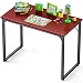 Computer Desk 31", Modern Simple Style Desk for Home Office, Sturdy Writing Desk, Coleshome, Teak