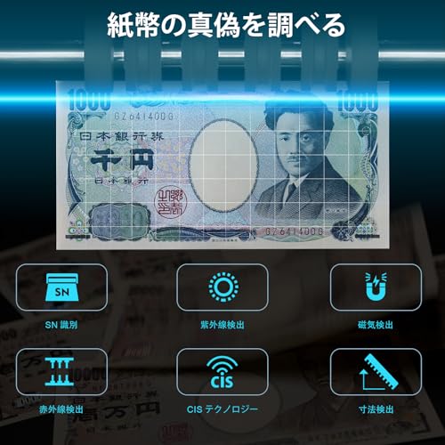 MORICASH M-40 混合金種紙幣計数機 マルチカウンター の商品画像 1