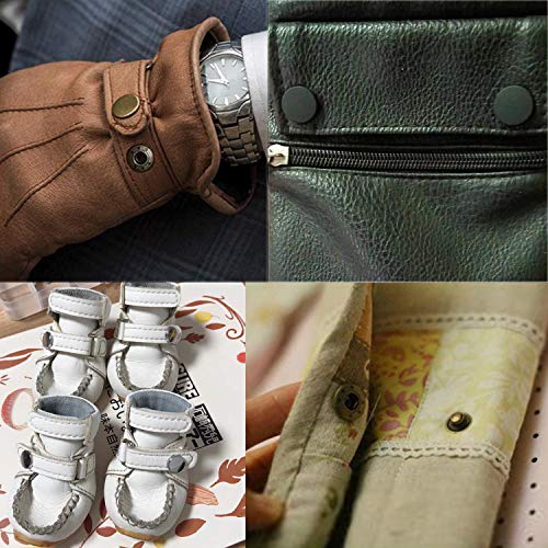 300 Sets Snaps With Snap Pliers, Snap Plastic Fasteners Button With Pliers Tool, 40 Sets Grommet Tool Kit, Plastic Metal Snaps No-Sew Buttons #TOP5