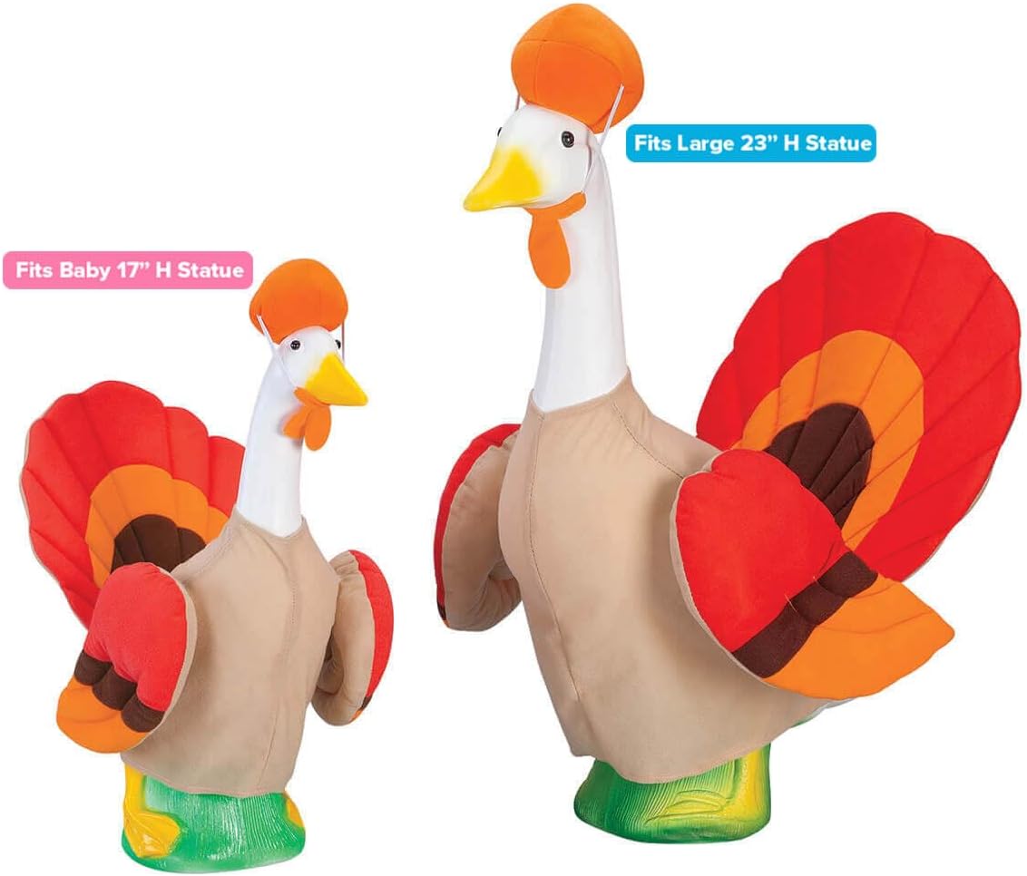 Gaggleville Turkey Goose Outfit Bundle - Includes One Large Turkey and One Baby Turkey Goose Outfit, by Fox Valley Traders