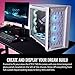 Thermaltake CTE C750 TG ARGB Snow E-ATX Full Tower with Centralized Thermal Efficiency Design; 3x140mm White CT140 ARGB Fans Pre-Installed; Tempered Glass Front & Side Panel; CA-1X6-00F6WN-01; White