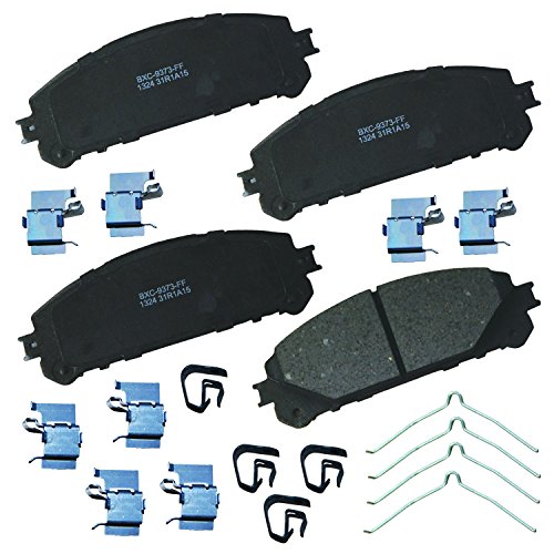 Image of Bendix Premium SBC1324 Front Brake Pads for Lexus NX200t,NX250,300,300h,350,350h,450h+,RX350,RX350h,RX350L,RX450h,RX450hL,RZ450e,Toyota Avalon,bZ4X,Camry,Crown,Grand Highlander,RAV4 Prime,Sienna