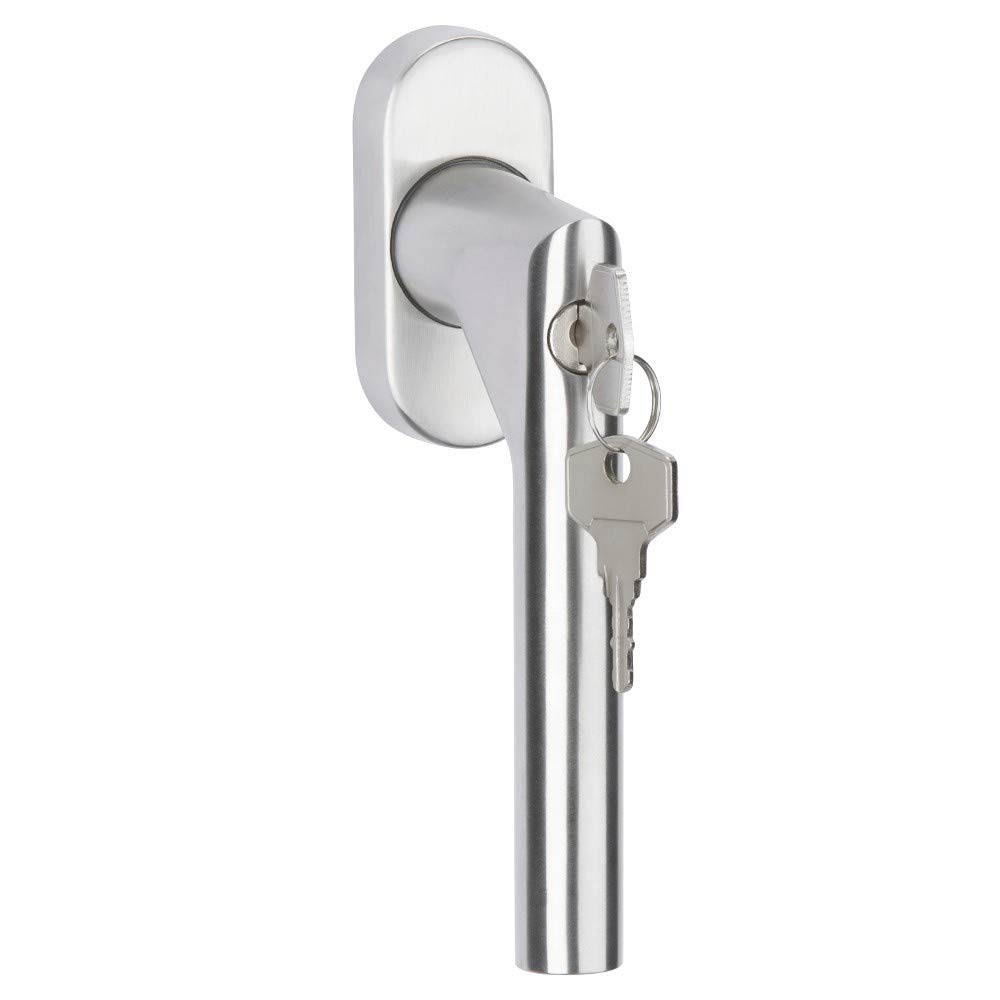 Produktbild von Karcher Design Fenstergriff Rhodos ER28 Oval Edelstahl Abschließbar