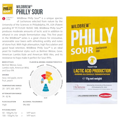 Capybara Distributors Inc. Wildbrew Philly Sour Brewing Yeast  thumb #1