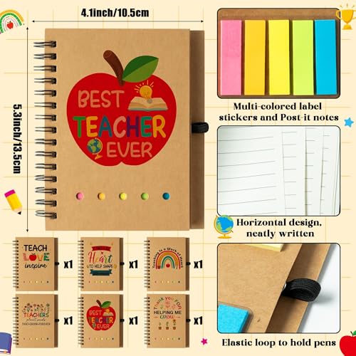 Carnet de notes enseignant cadeau merci maître d'école lot
