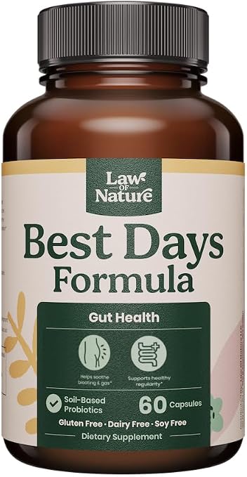 Best Days Formula | Advanced 5-in-1 Gut Support for Bloating,
