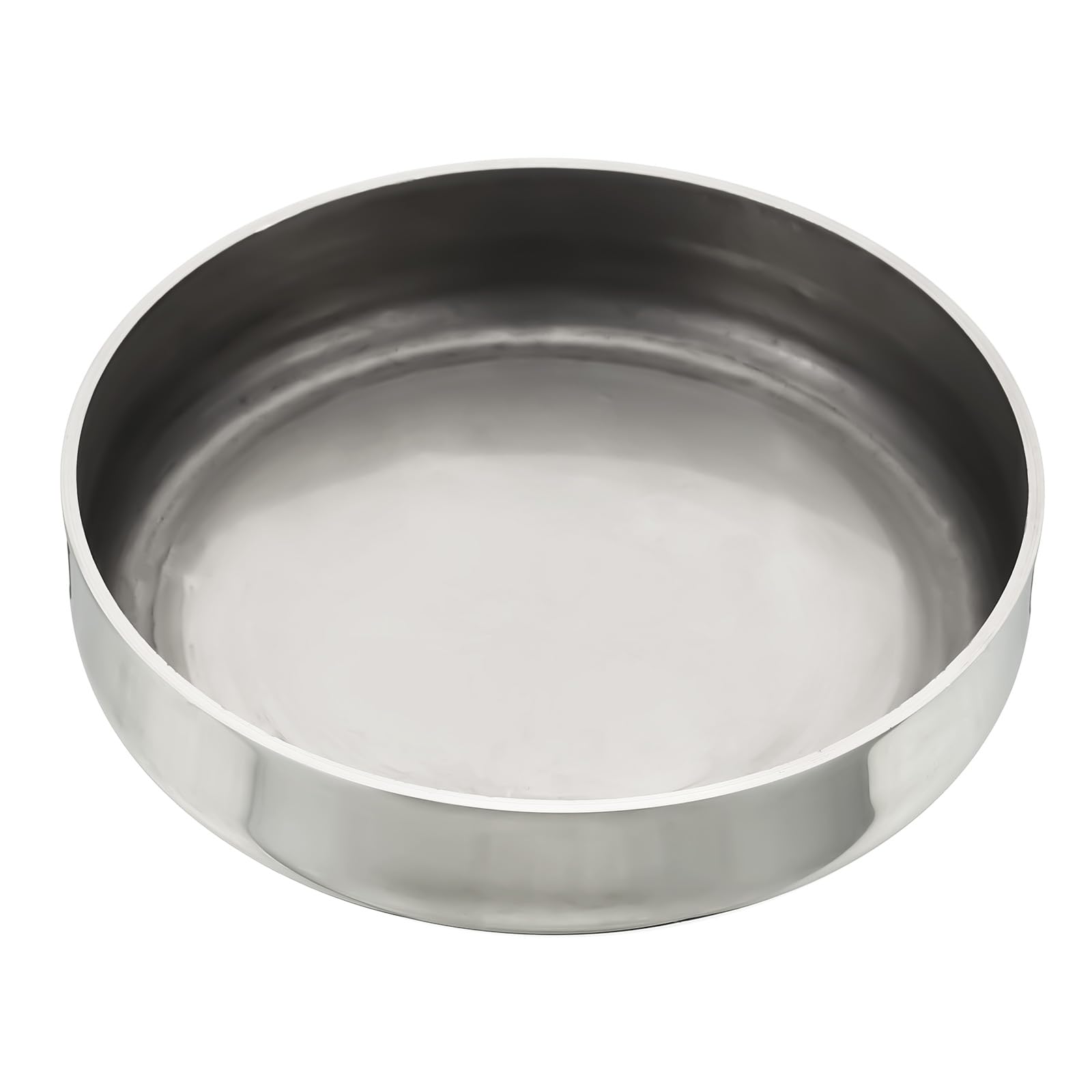 Photo 1 of Patikil End Cap,1Pcs 304 Stainless Steel Tube End Caps Round Fitting Cap 108mm / 4 1/4inch OD Polished Pipe Cover Silver for Plumbing HVAC Industries Metal Tubing Water Gas Welding