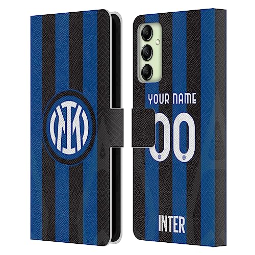 Housse cuir Samsung Galaxy A14 5G Inter Milan étui portefeuille personnalisé rabat