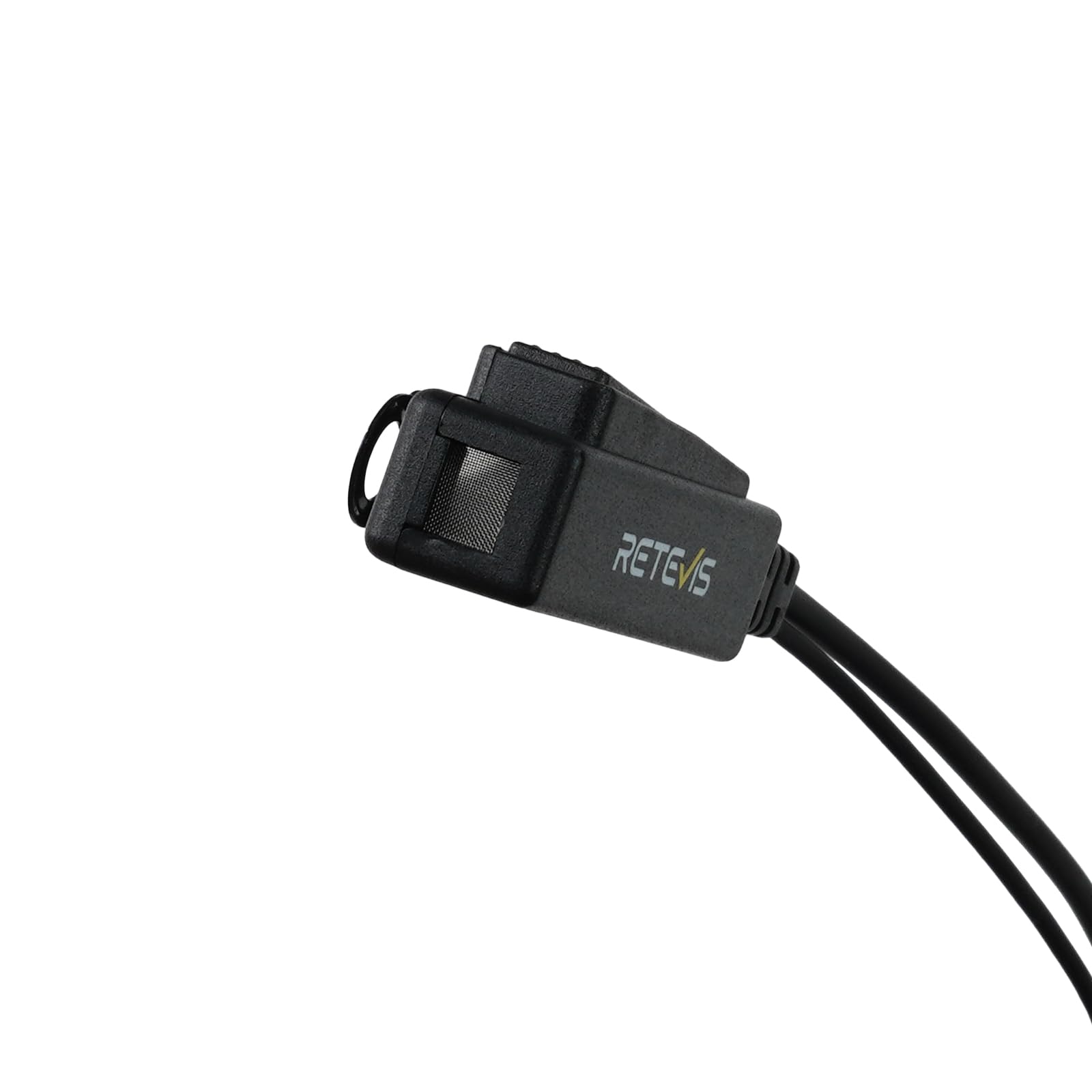 Retevis Auricolare a forma di G per walkie talkie con microfono, Big PTT RT22 RT68 H-777S RT22S RB68, compatibile con Baofeng BF-888S Arcshell pxton Walkie Talkie, auricolare radio a 2 pin a 2 vie