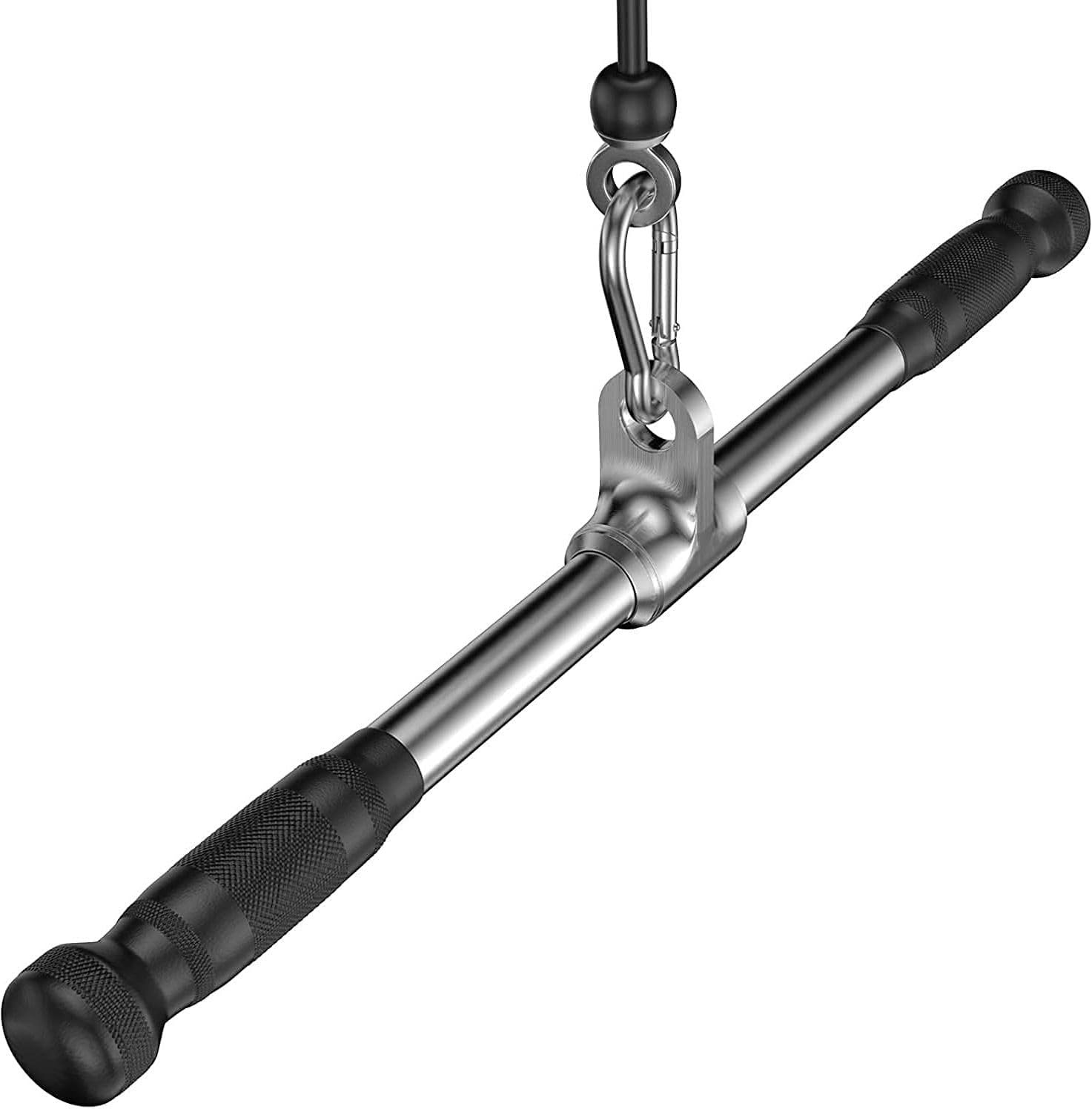 Cable Machine Attachment with Full Rotation and Rubber Multi-Training Bar ()-image-4