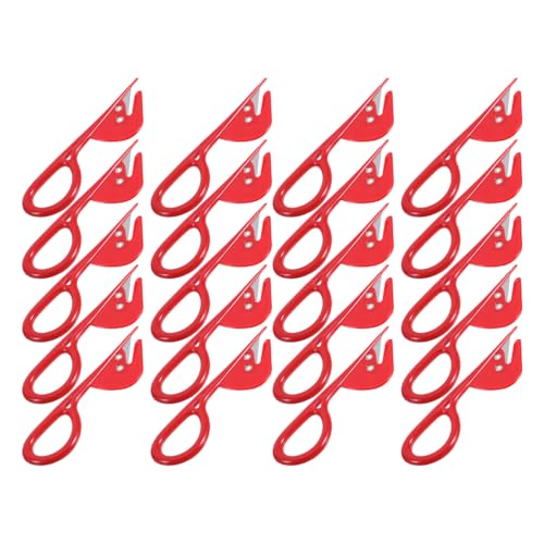 DOITOOL Herramientas para Abrir Intestinos de Aves Cuchillos de Acero Inoxidable con Mango Abs Utensilios de Cocina Ligeros y Duraderos Colores Aleatorios para Limpieza