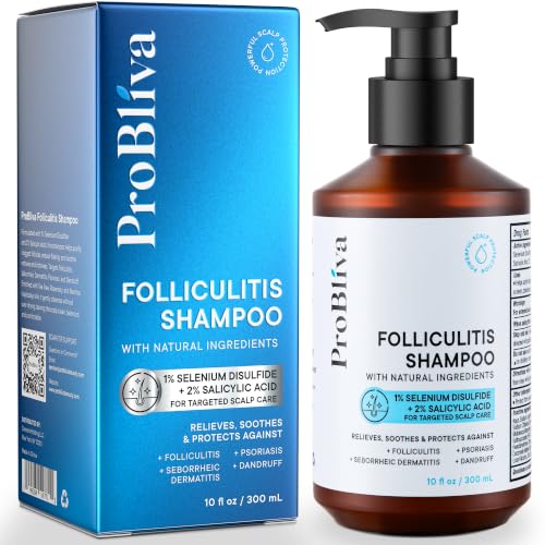 ProBliva Folliculitis Shampoo: Medicated Antifungal Shampoo for F...