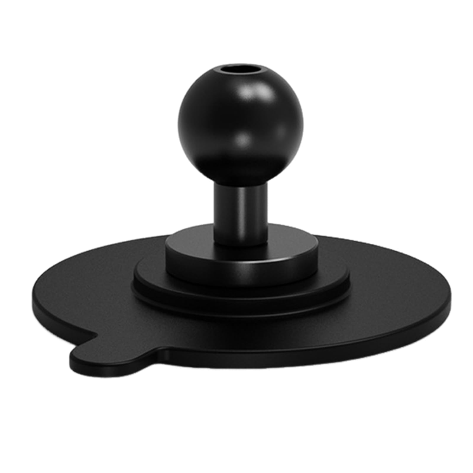 Wwhjr Black Camera Aluminum 1/4Inch Screw 16Mm Ball Head Strong Adhesive Suction Cup Holder For Action Camera Suction Mount