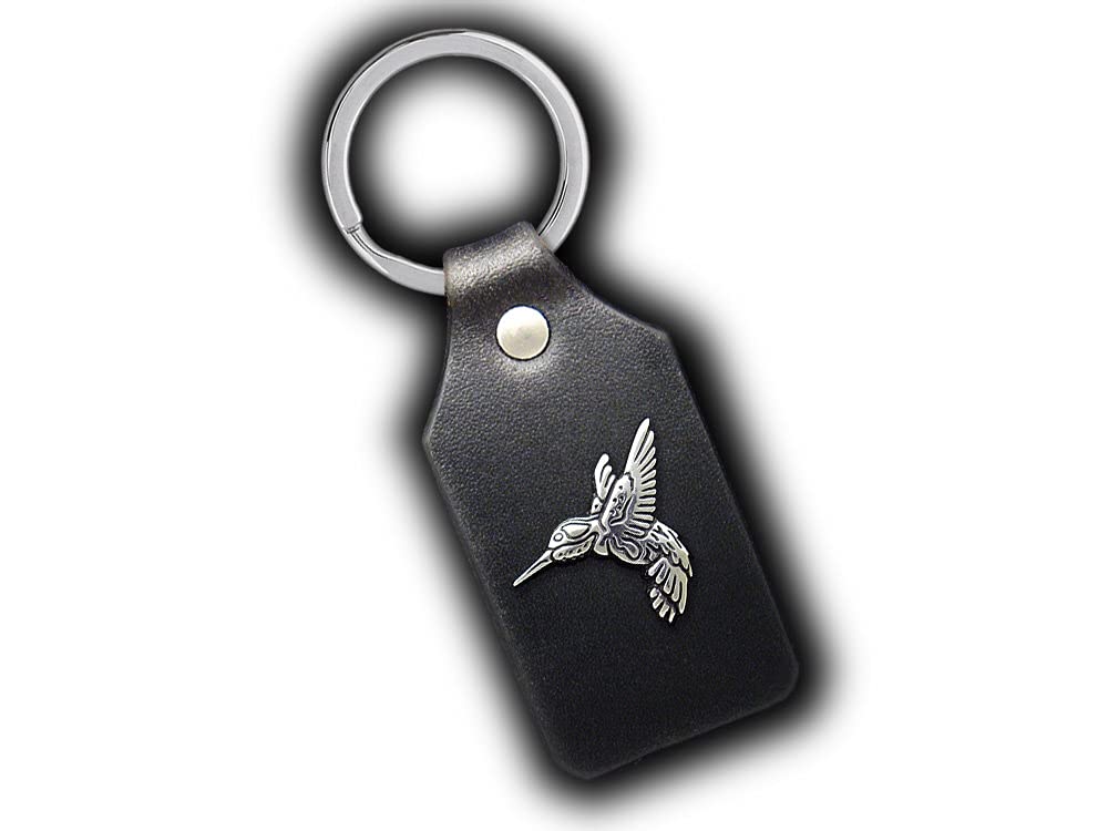 Amazon.com: Sterling Silver Hummingbird Keychain/Keyring Sterling ...