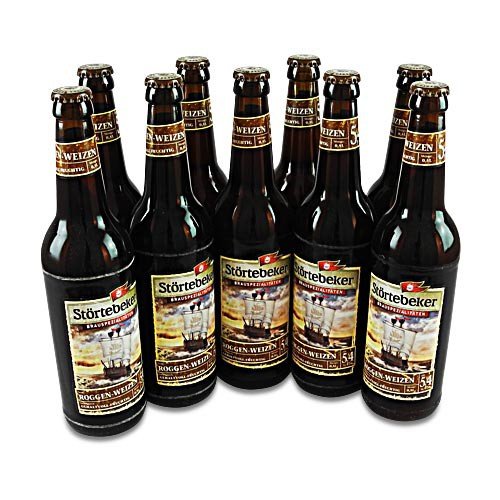 Störtebeker BIO Roggen Weizen (9 Flaschen à 0,5 l / 5,4% vol.)