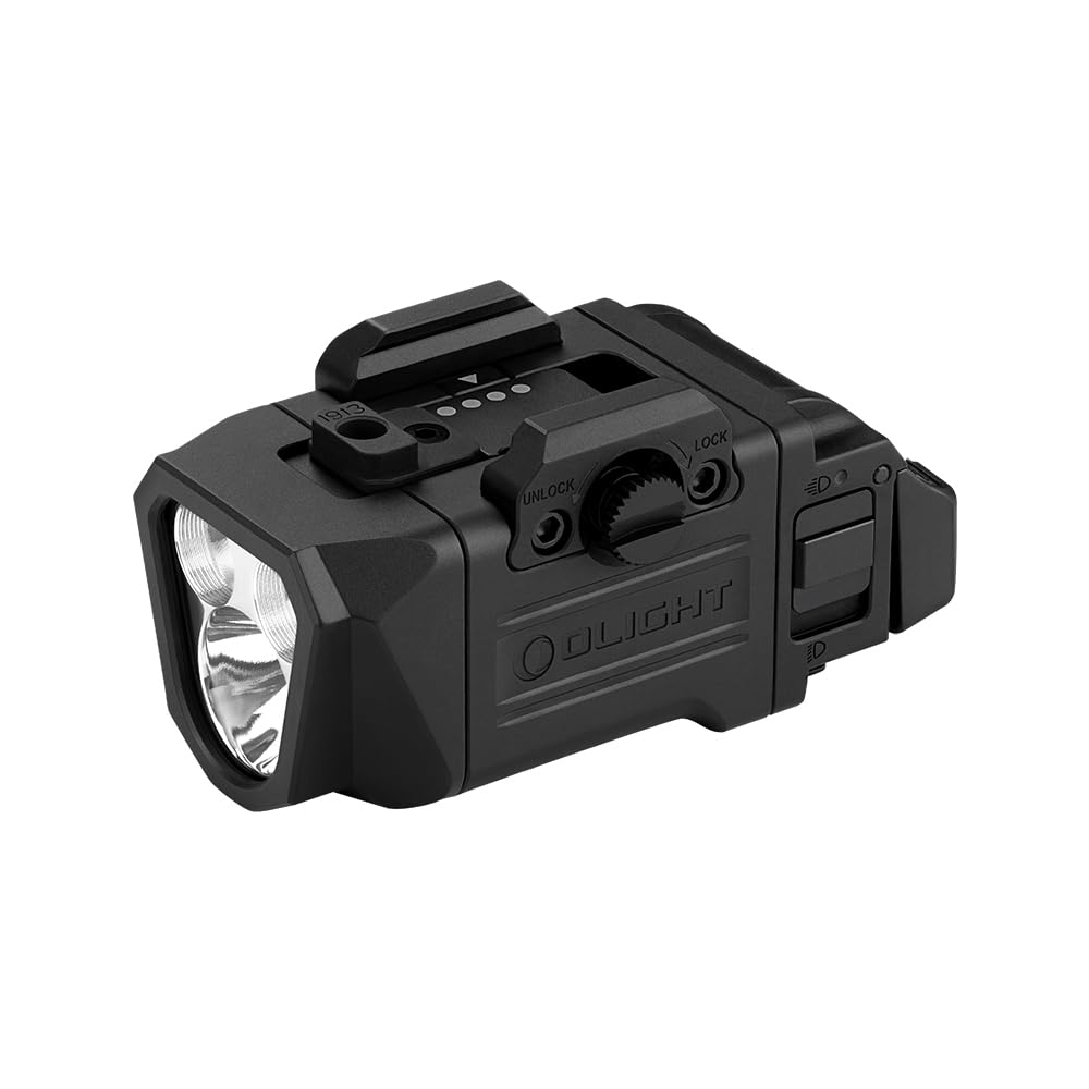OLIGHT PL-X Linterna Con proyector de 22500 candelas y luz de inundación de 1200 lúmenes, orejetas ajustables y reversibles, puerto USB-C, soporte estroboscópico compacto para búsqueda en exteriores