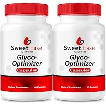 NutraRize Pack of 2 Sweet Ease Glyco Optimizer Capsules, Glyco Support, Natural Blood Support Pills, Reliever Glycogen Pressure Review 120 Capsules