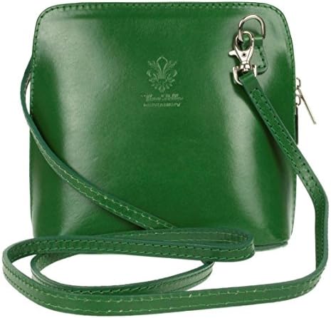 Craze London Genuine Vera Pelle Women Cross body Italian Leather Small Mini Shoulder Bag Handbag