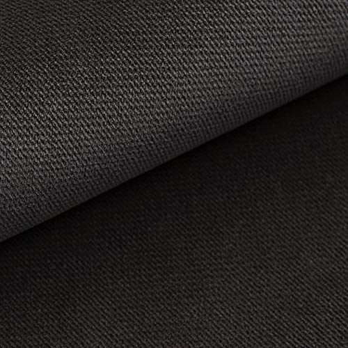 Preisvergleich Produktbild novely® Passau / 1 lfm / samtig weicher Chenille Möbelstoff in 26 Farben / Polsterstoff (34 Anthrazit)