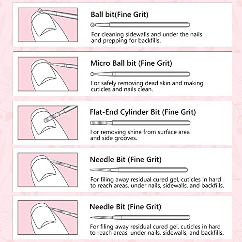 Melodysusie 10Pcs Diamond Nail Drill Bit Set,Uv Led Nail Lamp 48W Nail Dryer For Gel Nail Polish, Touch Control Uv Lamp With Sensor 4 Timer Setting, Upgrade #TOP5
