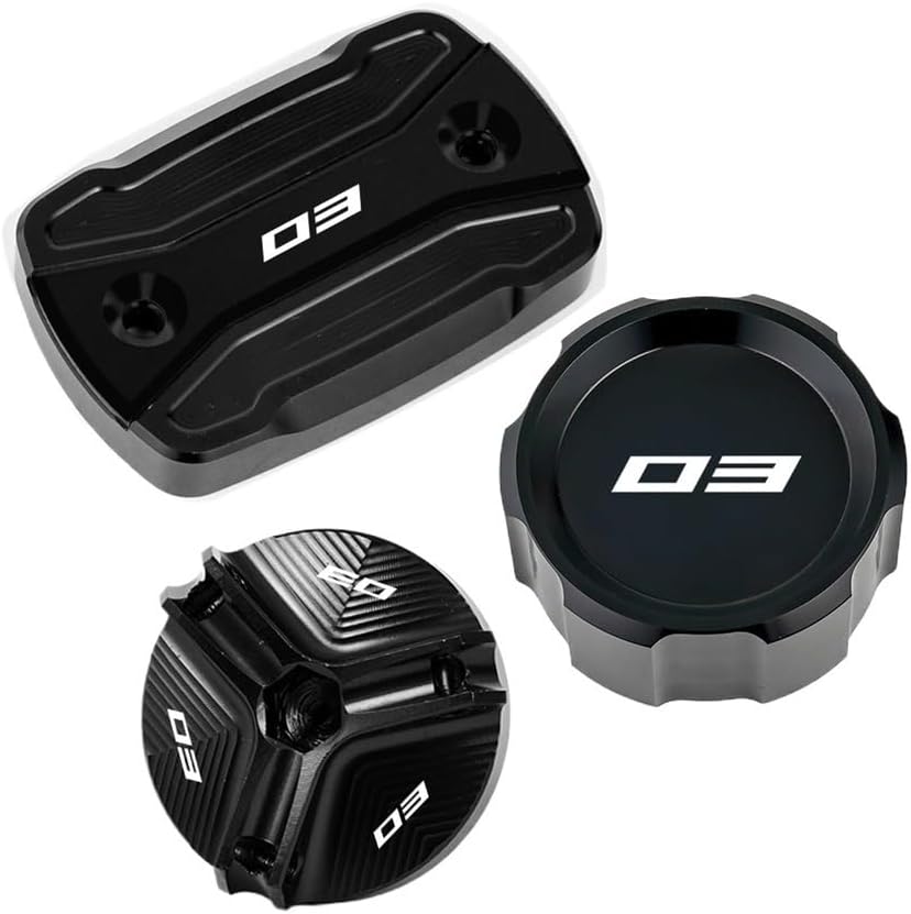 Brake Master Cylinder Cover Motorcycle Accessories Front Rear Brake Fluid Reservoir Tank Cover Oil Filler Cap for MT03 MT-03 YZFR3 YZF R3 2015-2024