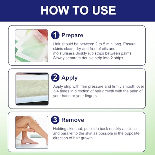 Ledeak Bandas de Cera Fría Depilatoria, Facial Bandas de Cera Depilatoria, Crema Depilatoria Hombre para Depilación Facial, Pecho y Espalda, Set de 30 Bandas de Cera y 3 Después Depilacion Aceite - imagen 6