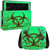 MightySkins Skin Compatible with Nintendo Switch - Biohazard | Protective, Durable, and Unique Vinyl Decal wrap Cover | Easy to Apply, Remove, and Change Styles | Made in The USA