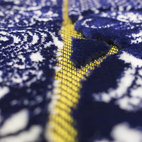 Tapete de oración islámico Modefa de terciopelo azul miniatura 6