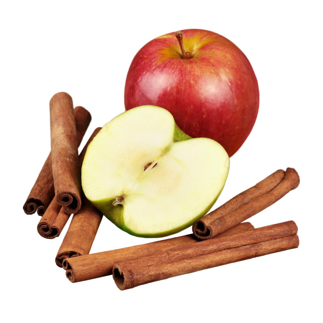 Cinnamon Apple Chips, Dried & Unsweetened, No Added Sugar, Pack of 12