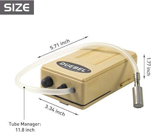 Miniatura 8 de DUEBEL Generador de espuma de gastronomía molecular, kit de generación de espuma portátil (alimentado por batería seca), herramienta de cocina